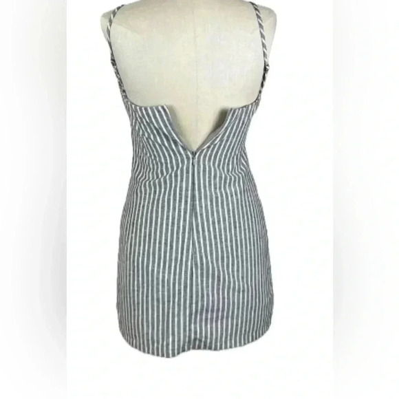 Princess Polly Missing Soul striped mini dress size 8 - Picture 3 of 11